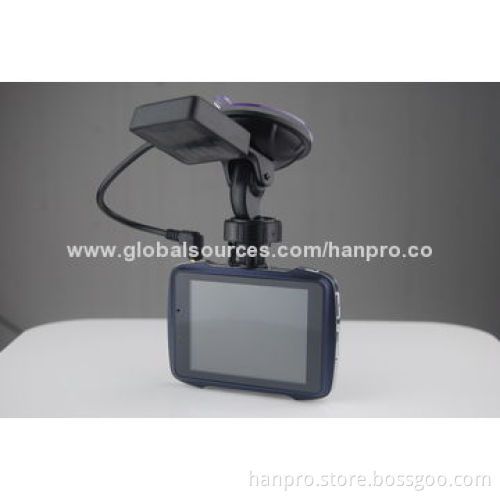 Car Black Box with 3.0-inch Screen Display, GPS Tracking and LoggingNew